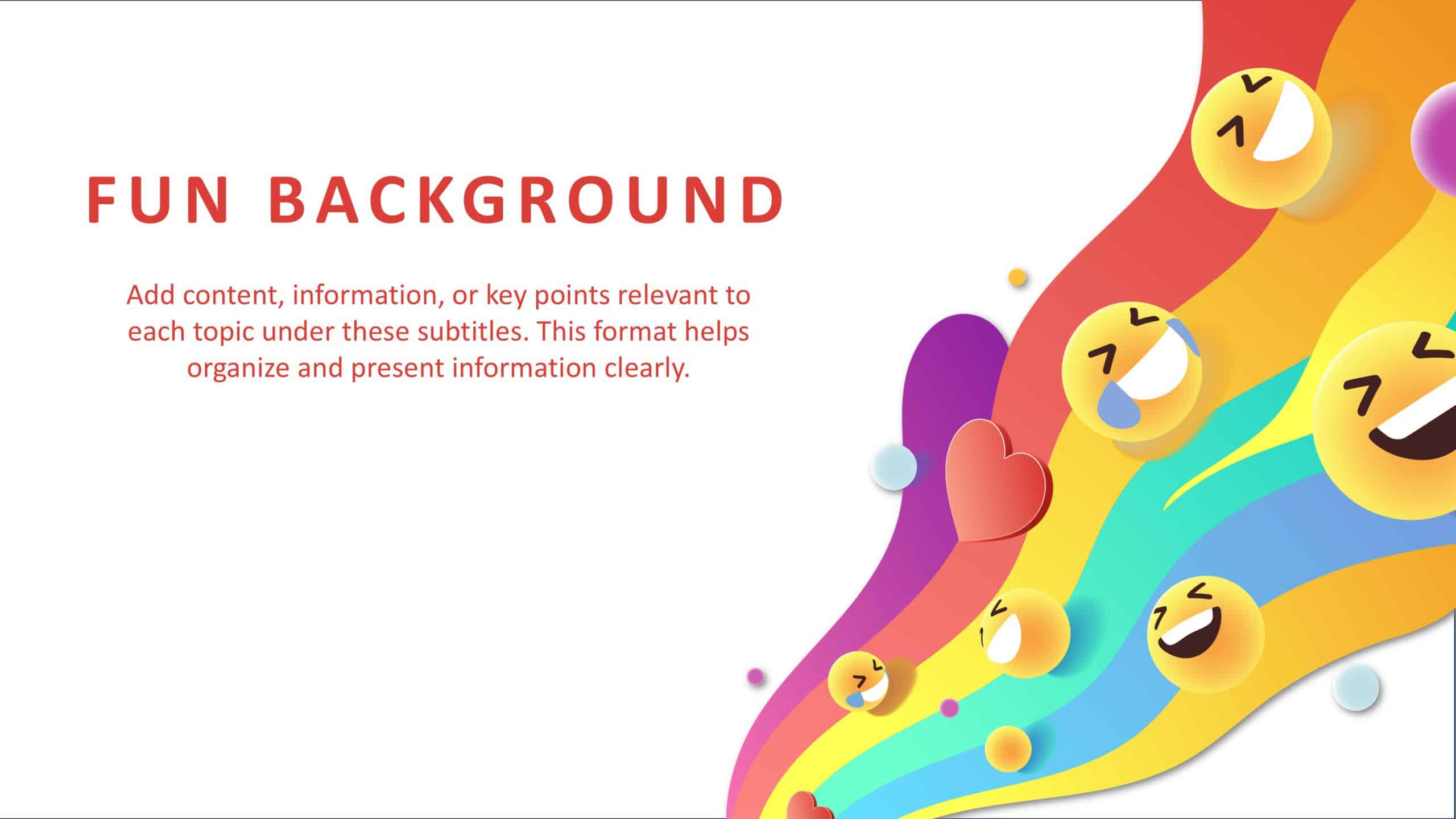 Fun Backgrounds For PowerPoint & Google Slides Theme