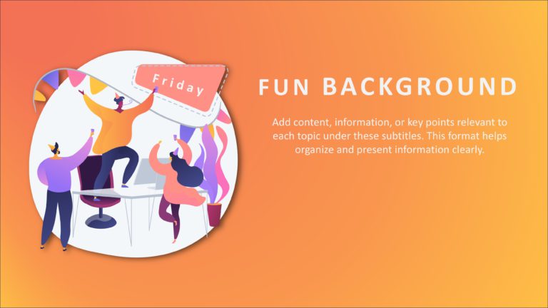 Fun PowerPoint Backgrounds & Google Slides Theme