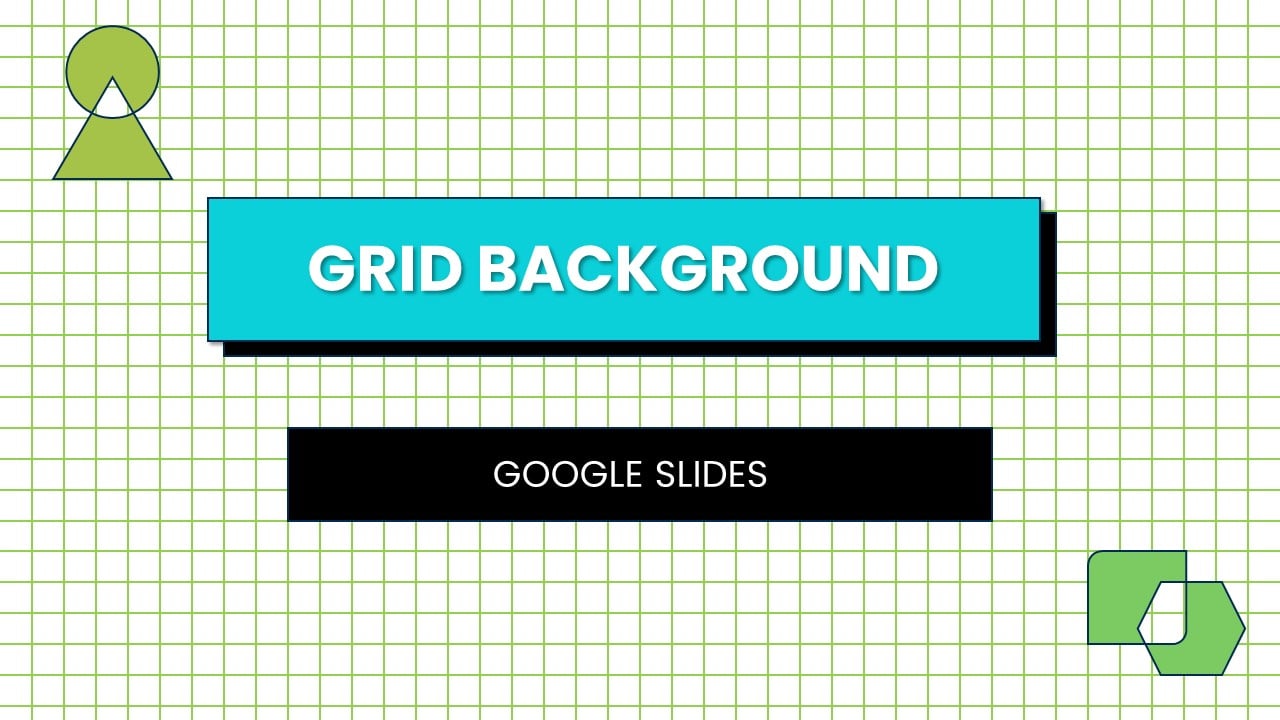 Grid Background For Google Slides Theme