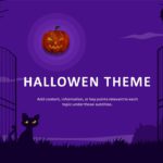 Halloween PowerPoint Background & Google Slides Theme 2