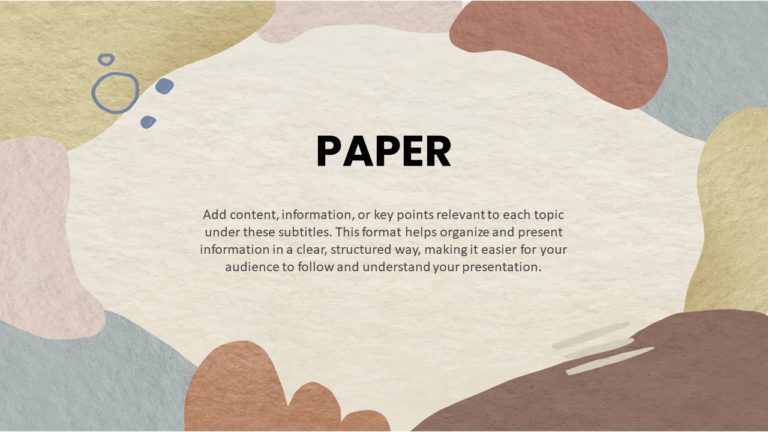 Paper Google Slides Background Theme