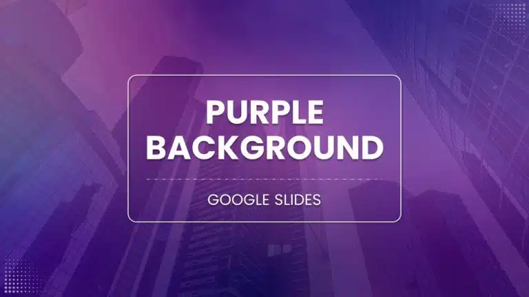 Purple Google Slides Background Theme