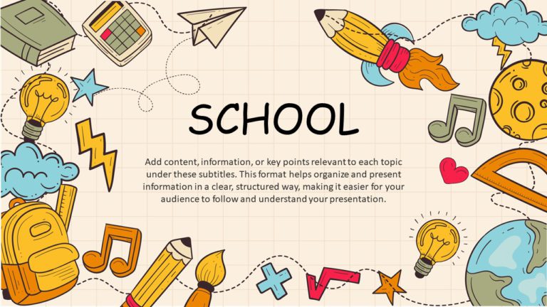 School Background For Google Slides Theme