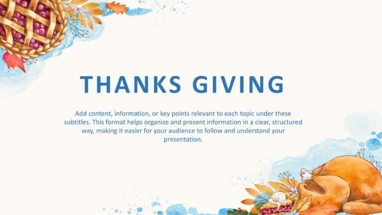 Thanksgiving Slide Background