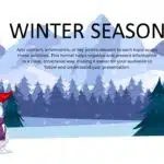 Winter PowerPoint Background & Google Slides Theme 1