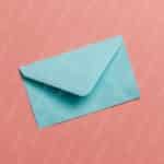 Baby Blue Envelope Pastel Pink Background Image & Google Slides Theme