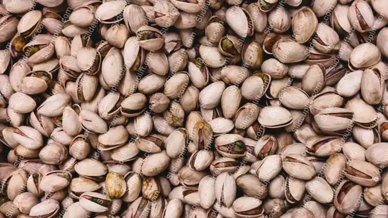 Beige Pistachios Background Image & Google Slides Theme