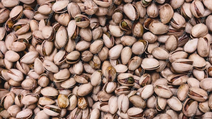 Beige Pistachios Background Image