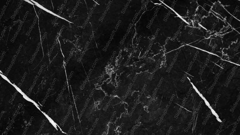 Black White Marble Veins Background Image & Google Slides Theme