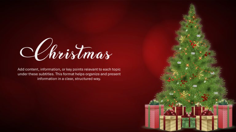 Christmas Title Slide & Google Slides Theme