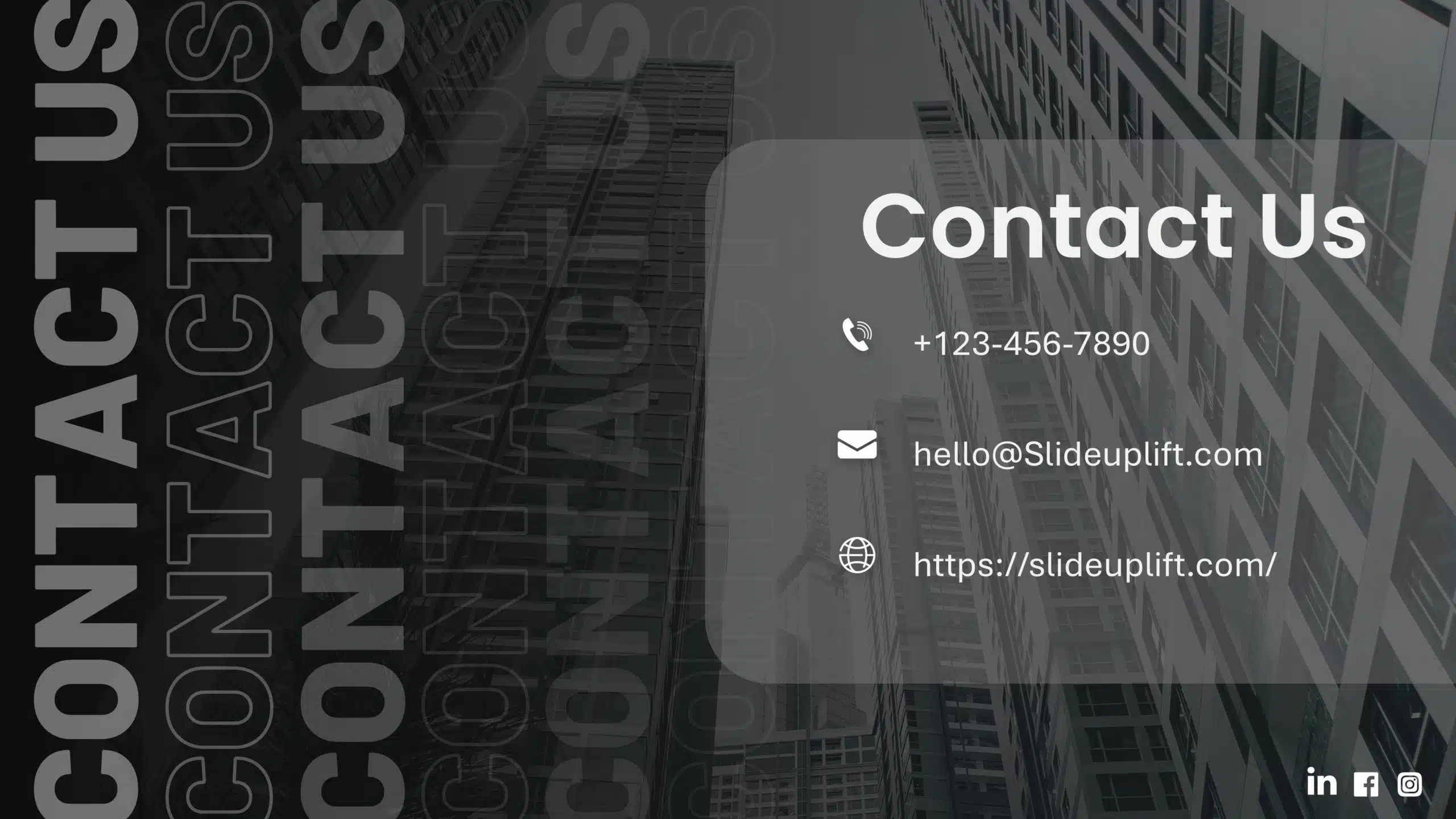 Contact Us PowerPoint Slide & Google Slides Theme