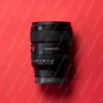 Crimson Camera Lens Red Background Image & Google Slides Theme