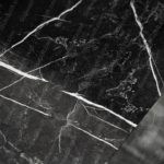 Dark Gray Marble Textures White Veins Background Image & Google Slides Theme