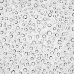 Grey Water Droplets Background Image & Google Slides Theme