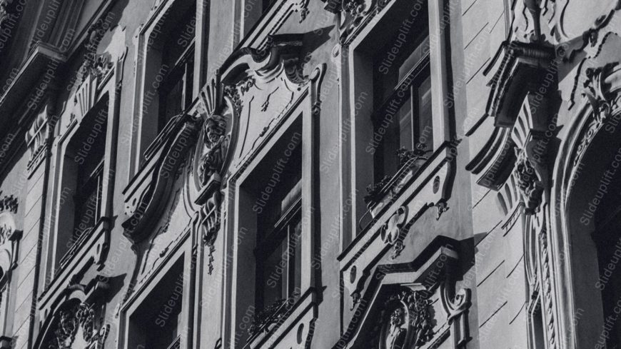 Monochrome Architecturaldetails Facade Background Image