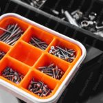 Orange Screws Toolbox Background Image & Google Slides Theme