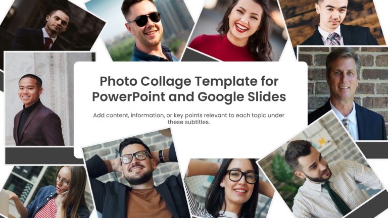 Photo Collage Template For PowerPoint And Google Slides Theme