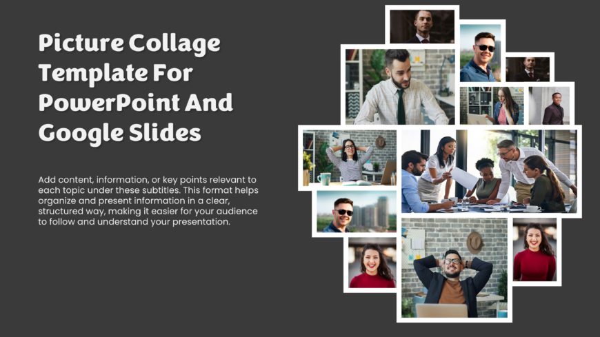 Picture Collage Template For PowerPoint And Google Slides