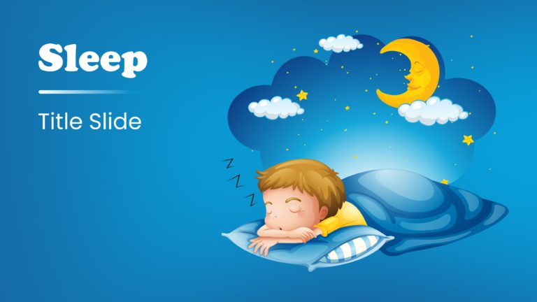 Sleep PowerPoint Title Slide & Google Slides Theme