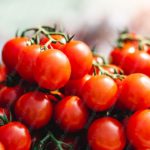 Red Cherry Tomatoes Food Background Image & Google Slides Theme