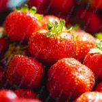 Red Strawberries Background Image & Google Slides Theme