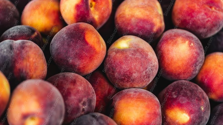 Red Yellow Peaches Background Image