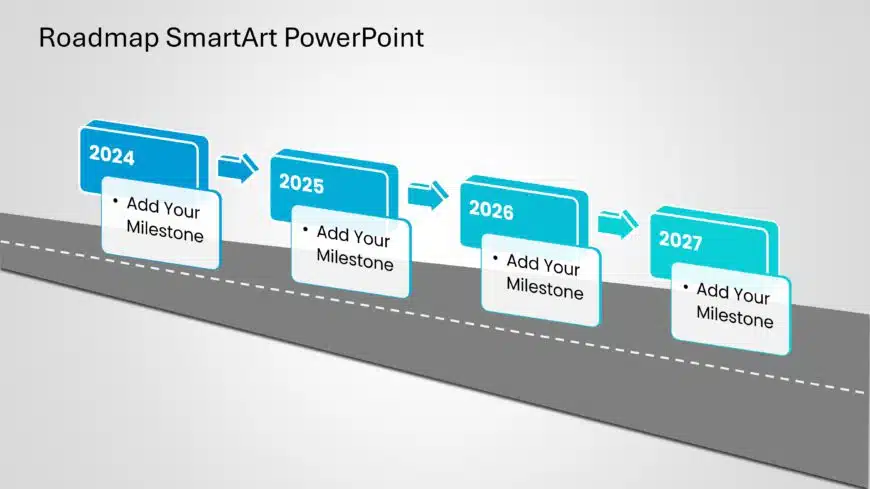 Roadmap SmartArt PowerPoint