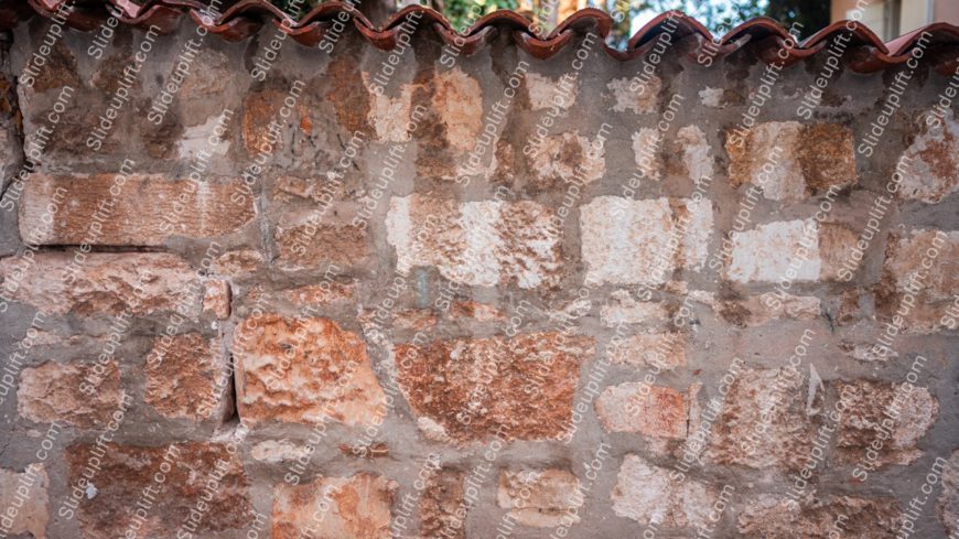 Terracotta Brown Brick Wall Background Image