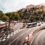 Terracotta Buildings Greenery Road Background Image & Google Slides Theme