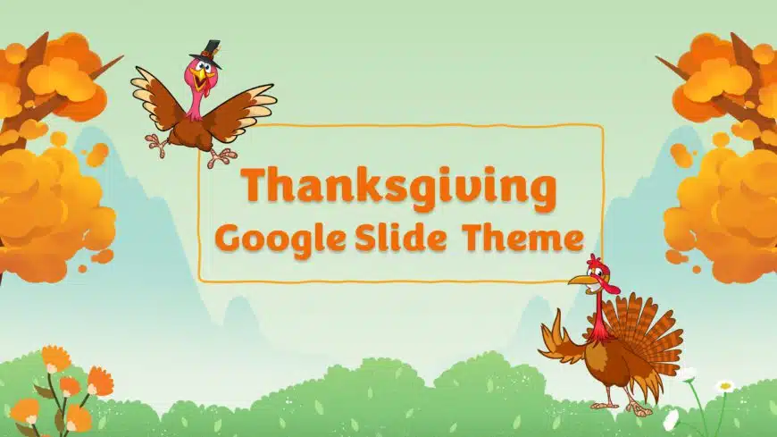 Thanksgiving Google Slide Theme