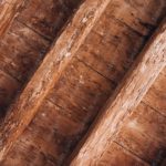 Warm Brown Wooden Beams Background Image & Google Slides Theme