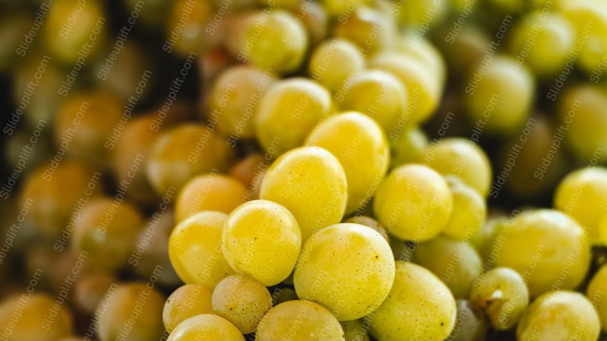 Yellow Green Grapes Background Image