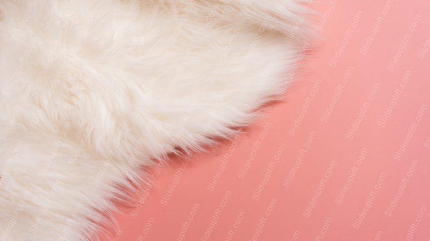 White Fur Coral Background Image