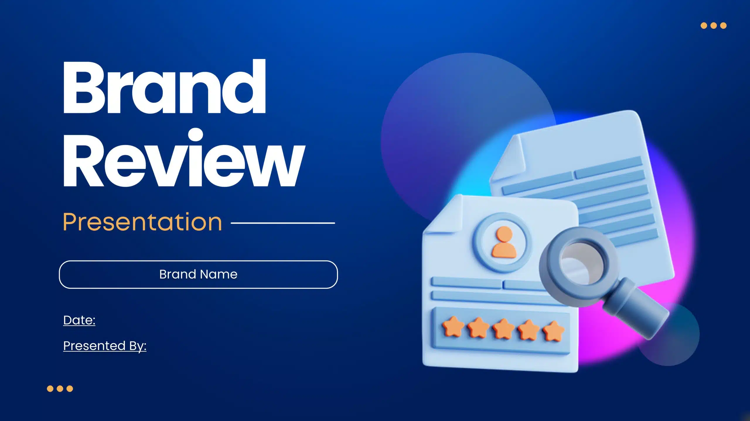 Brand Review Presentation Theme & Google Slides Theme