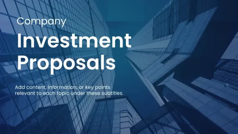 Investment Proposal PowerPoint Theme & Google Slides Theme