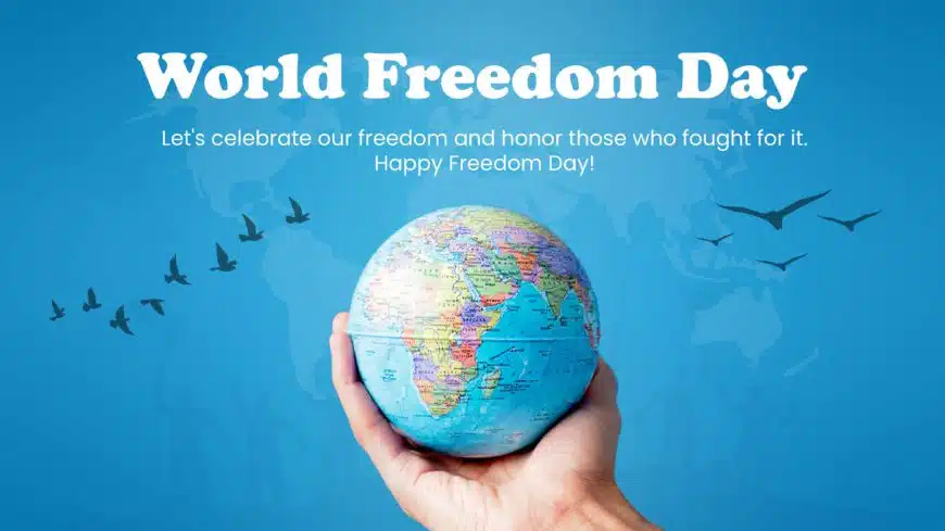 World Freedom Day PowerPoint Template