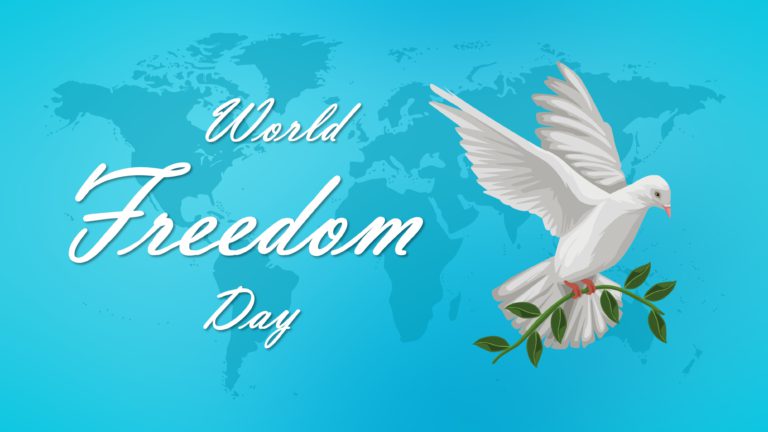 World Freedom Day Slide Template & Google Slides Theme