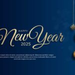 Happy New Year 2025 Presentation Template & Google Slides Theme