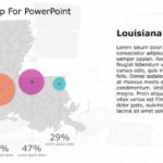 Louisiana Map For PowerPoint & Google Slides Theme