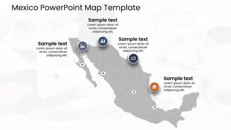 Mexico PowerPoint Map Template & Google Slides Theme