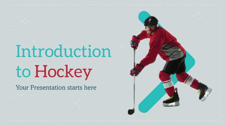 Hockey Presentation Theme For PowerPoint And Google Slides