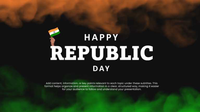 Indian Republic Day Presentation Background