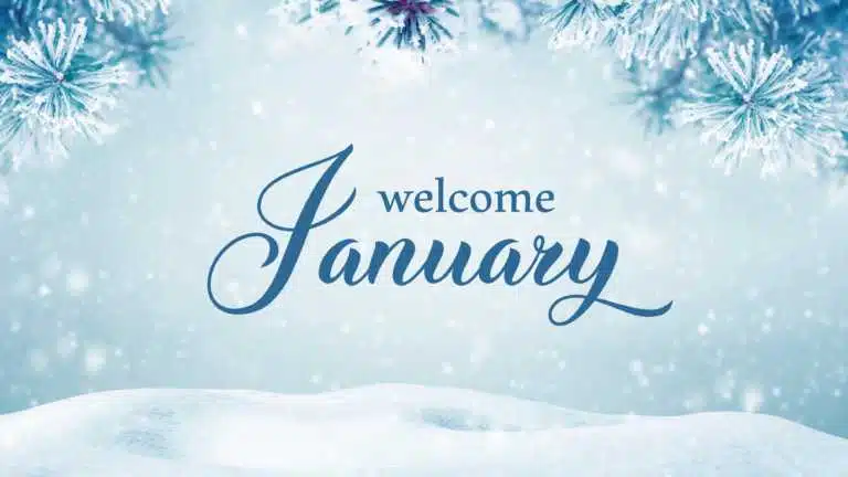 January PowerPoint Background