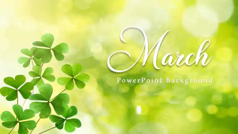 March PowerPoint Background