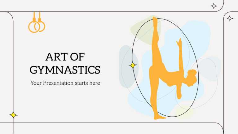 Minimalist Gymnastics Presentation Theme