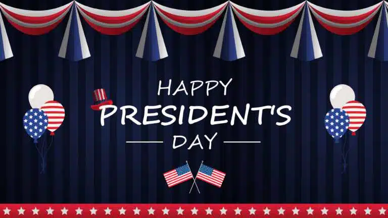 Presidents Day Slide Template