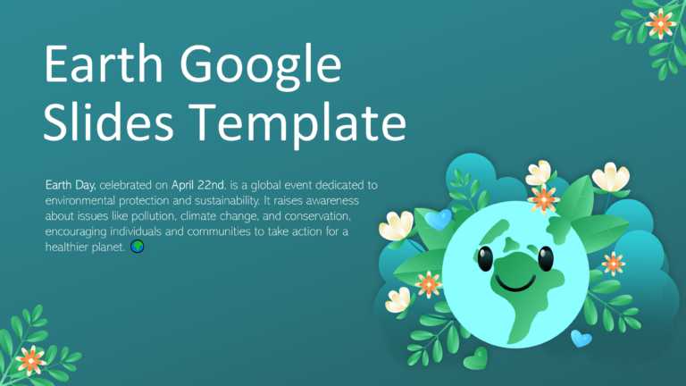 Cute Earth PPT And Google Slides Background