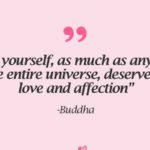 Minimalist Buddha Self Love Quote Slide & Google Slides Theme