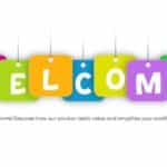 Colorful Welcome Slide & Google Slides Theme