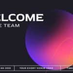 Vibrant Team Welcome Slide & Google Slides Theme